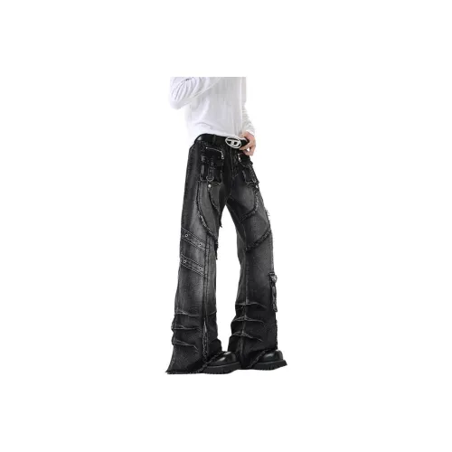 SANTASTIC Черные Унисекс Джинсы