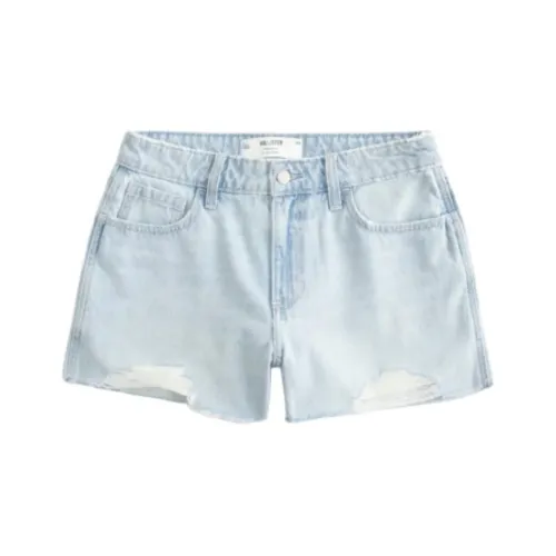Hollister Blue Женские Джинсовые Шорты