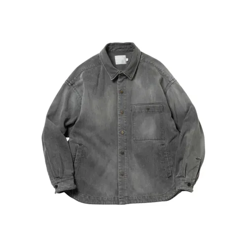 ROTOL SNAP Пуговица BLACKDENIM Рубашка DAMAGE Деним Куртка Унисекс