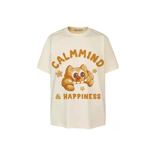 CALMMIND Бежевый Абрикос Унисекс T-рубашки