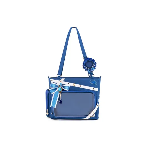 THE JUNCO Полиэстер Ит-Сумка Стандартная Женская Синяя