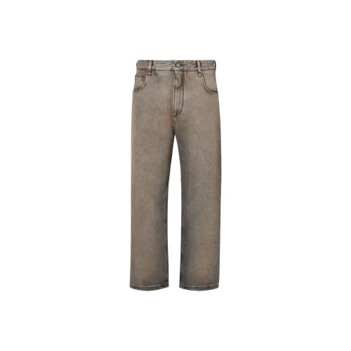FENDI Gray Men's Jeans FENDI Серый Мужские Джинсы
