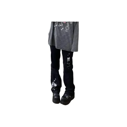 CIZA Черные Унисекс Джинсы