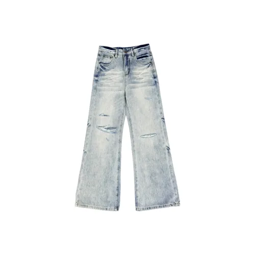 PGKZ Светло-синие унисекс джинсы