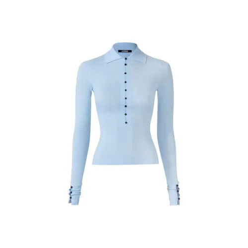 Jacquemus FW25 Прозрачный Вязаная Поло Женская