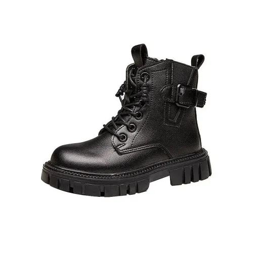 Bull Thunder противоскользящая устойчивая к истиранию детская хлопковая обувь черный флис детский