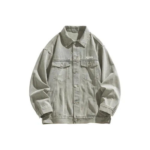 ROBINHOOD Желтый Грязь Унисекс Джинсовые Куртки