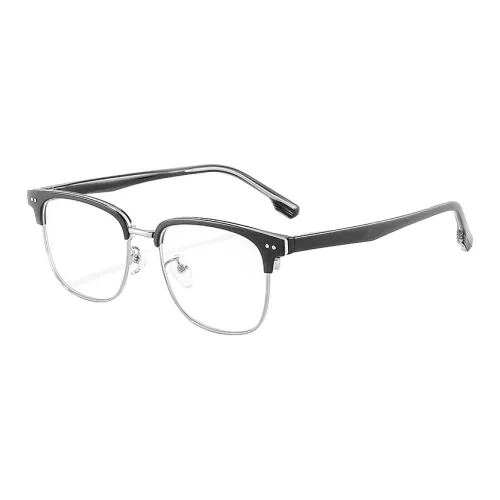 Thunder Pailong Металл Квадратные Функциональные Очки Унисекс Черный Серебряный Золотой