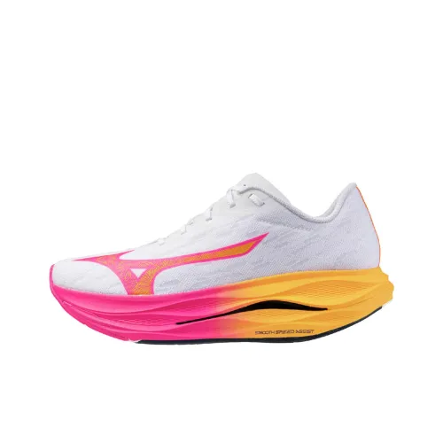 Mizuno WAVE REBELLION FLASH 3 Поддержка MID Топ Беговые кроссовки Унисекс