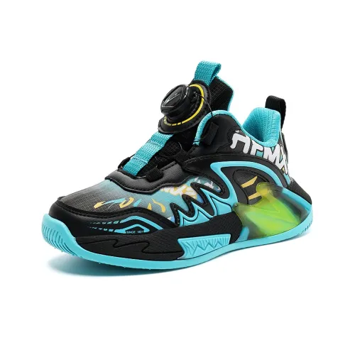 Binary Anti KICK Амортизация Устойчивый к истиранию Легкий Амортизация Детские Баскетбольные кроссовки Подростки