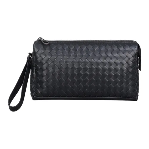 DOSRFINI Клатч из коровьей кожи стандартный мужской черный