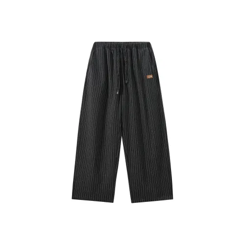 NewJnxs Черный Белый Полосы Унисекс Повседневные Штаны