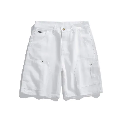 GEOGRE ALEX Белые Мужские Джинсовые Шорты