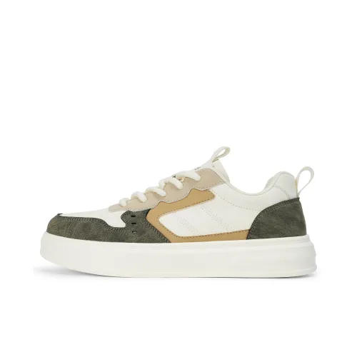 Red Bean Амортизация Устойчивый к истиранию Легкий And Дышащий Низкие Кроссовки для скейтбординга Мужские Бежево-абрикосовые