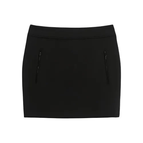 MaxMara Micron Collection Minigonna из трикотажной ткани повседневная короткая юбка женская черная