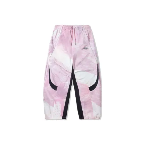 Лайнер Повседневные Штаны Унисекс Подсолнух Песочный Розовый Вся Повсюду С принтом Цветовая схема