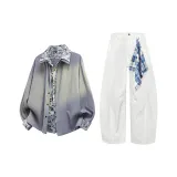 Комплекты одежды - Серый + Белый