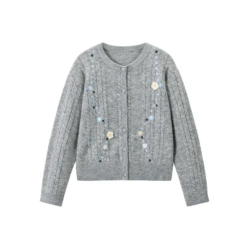 LEDIN Silver Candle Gray In Stock Women's Knitwear