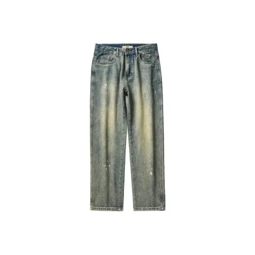 HIPANDA Blue Unisex Jeans