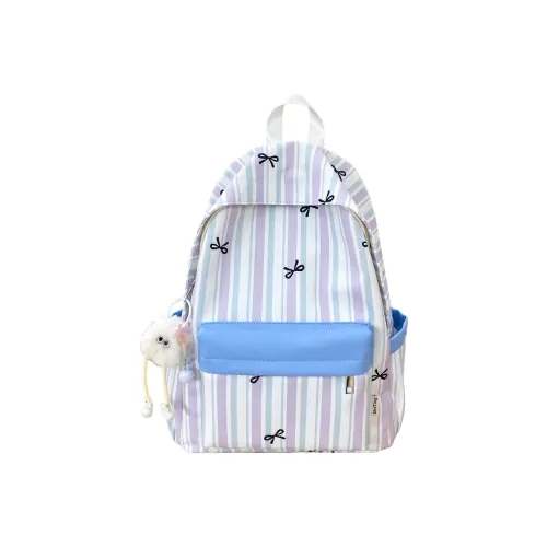 WRELS Nylon Backpack Standard Purple Yellow Orange Blue WRELS Нейлон Рюкзак Стандартный Фиолетовый Желтый Оранжевый Синий