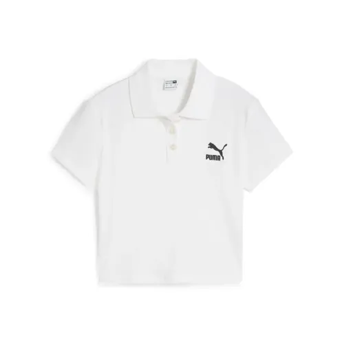 PUMA CLASSICS POLO BABY TEE Женские Поло Women's White