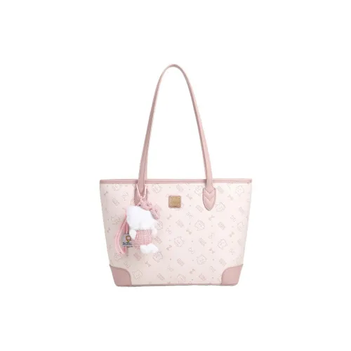 DIFFERENT FACES ПУ (полиуретан) Сумка-тоут на плечо стандартная женская цвет вишневый цветок розовый