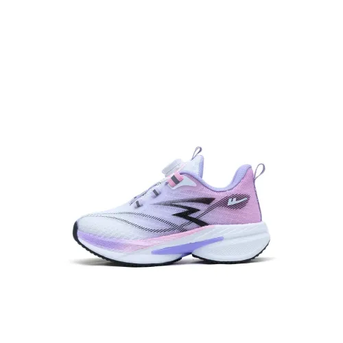 Warrior Детские беговые кроссовки Low Топ Белый Светло-фиолетовый Розовый Унисекс
