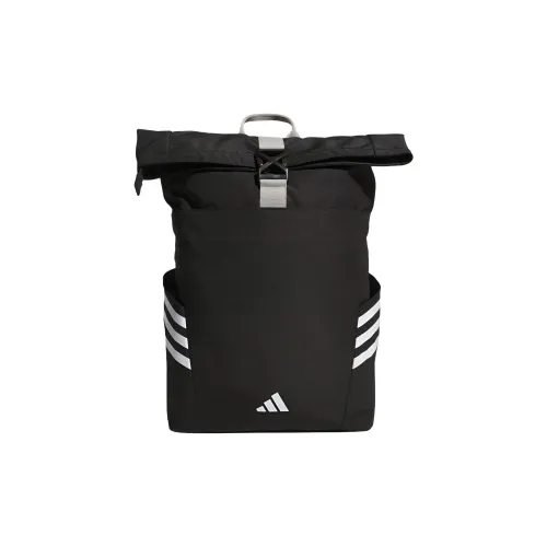 Adidas Полиэстер Рюкзак Стандартный Унисекс Черный Белый