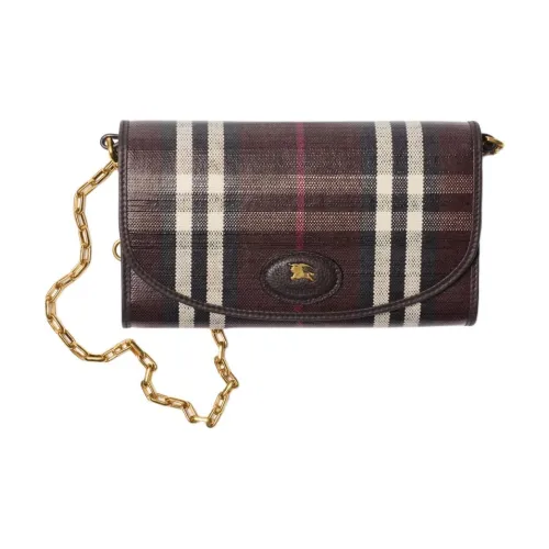 Burberry Бумажник Highlands С Ремешком-цепочкой Ремешок Из Кожи С Цепочкой Откидной Клапан С Застежкой На Кнопку 12 Отделений Для Карт