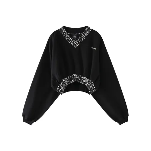 TCH Черные Женские Свитшоты