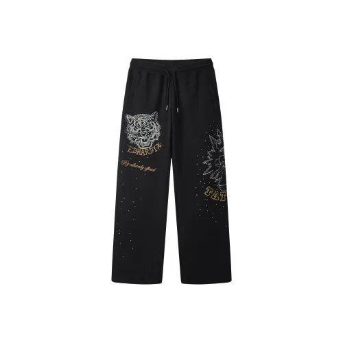 ED HARDY X Черный Унисекс Повседневные Штаны