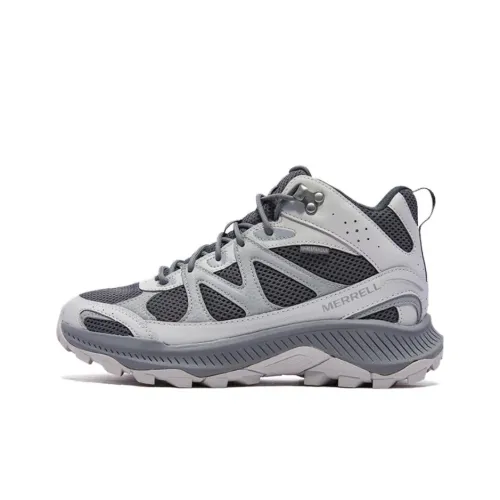 MERRELL TEMPO EXP MID WP Противоскользящий MID Топ Альпинизм Походная обувь Мужская Хаки Коричневый