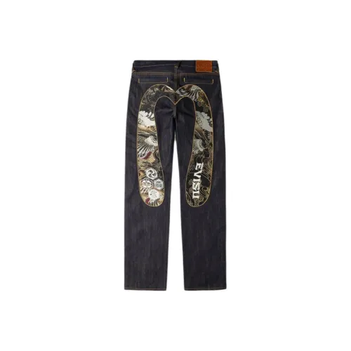 EVISU Джинсовый Синий Мужские Джинсы