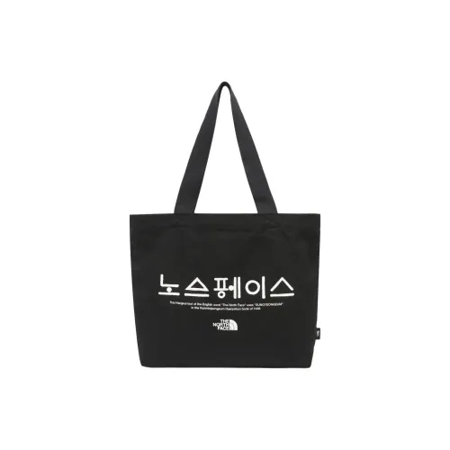 THE NORTH FACE 100% хлопок Тоут Сумка Сумка для покупок Сумка на плечо Большая Унисекс Черная