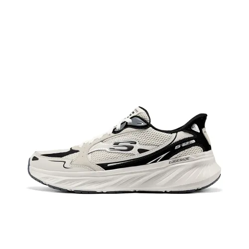 Skechers Edgeride Дышащий и Легкий Низкий Топ Casual Мужской Экрю