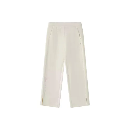 FILA Айвори FIV Унисекс Вязаные Тренировочные Штаны