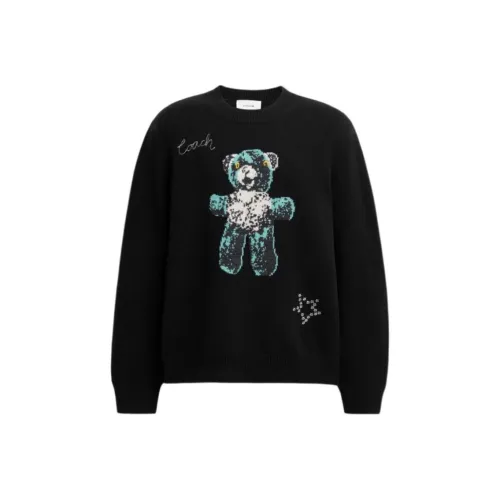 COACH Черные Унисекс Свитеры