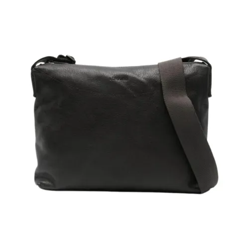 Lemaire Телячья кожа Сумка через плечо Маленькая унисекс Сумка на плечо Темный шоколад