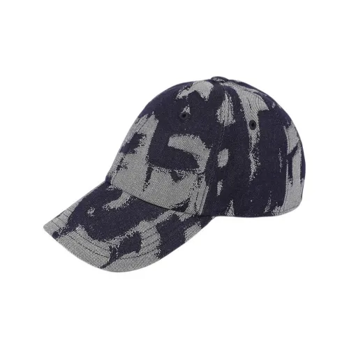 Alexander McQueen Хлопковые кепки унисекс серый синий