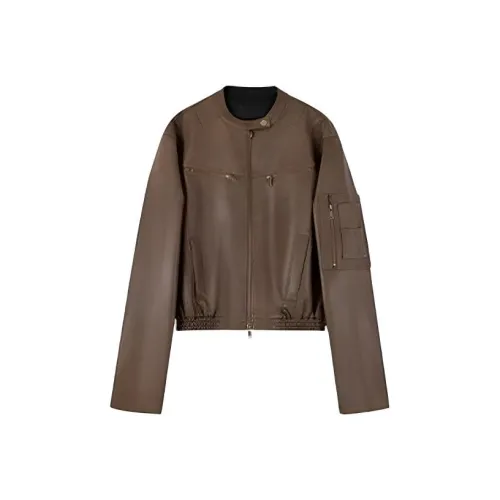 GEZITAI Женские кожаные куртки