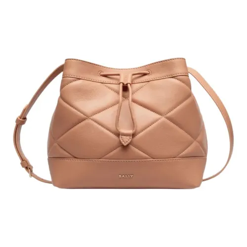 BALLY Lambskin Сумка через плечо Женская Розовый Персик