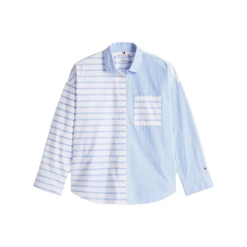 Tommy Hilfiger Холодно-голубой Женские Рубашки