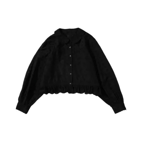 BEAMS совместный бренд Черные Женские Рубашки