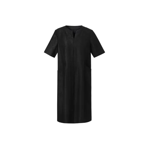 GOELIA Короткий рукав Платье Женское