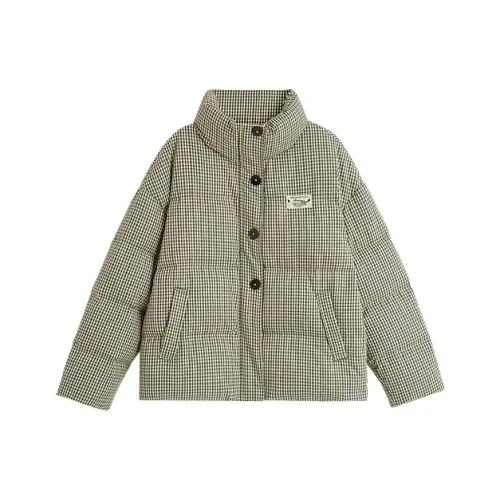 Inman Толстый и не объемный Маленький TREASURE совместный бренд Похудение Зимний Доступный Теплоизоляционный Модный ATMOSPHERE Пуховая куртка Женские