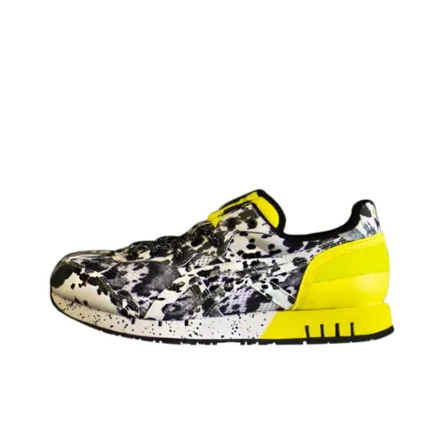 Andrea Pompilio x Onitsuka Tiger X Caliber Беговые кроссовки Мужской Черный Белый Желтый