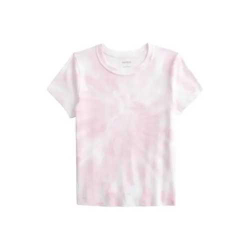 Hollister Розовые Женские T-рубашки