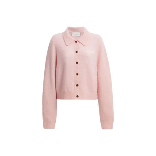 COACH Розовые Женские Свитера