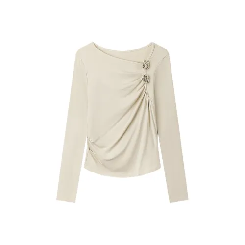 IUNOP Корейский стиль Верхняя одежда Похудение Мода Базовый слой Женские