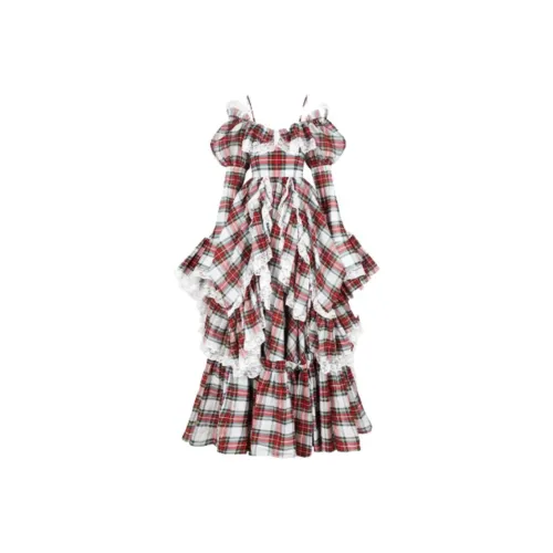 Selkie Коллекция FW25 Длинное Платье с Длинными Рукавами Женское